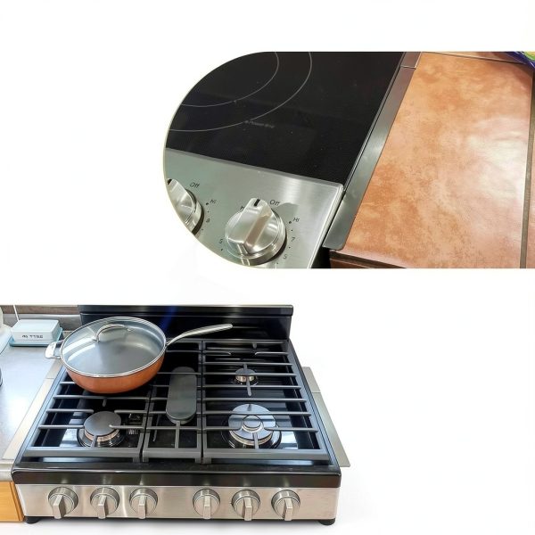 CXDirect Stove Gap Cover Silver Stove Gap Filler-5