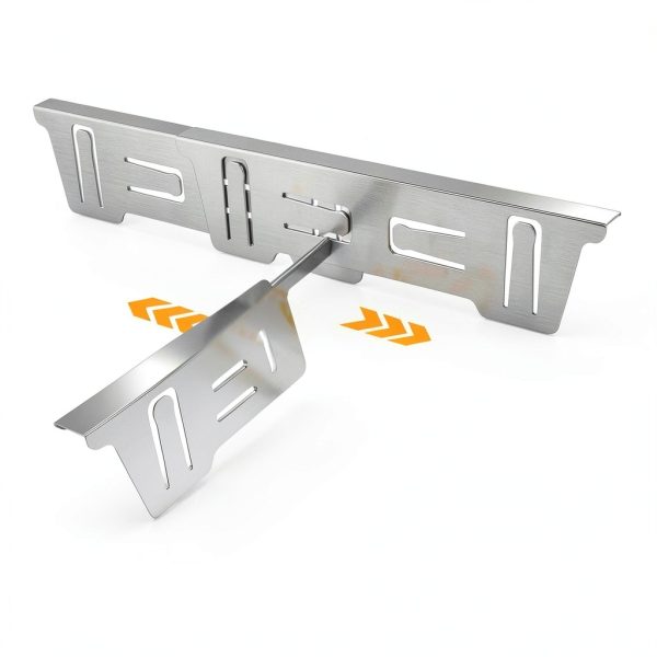 CXDirect Stove Gap Cover Silver Stove Gap Filler-2