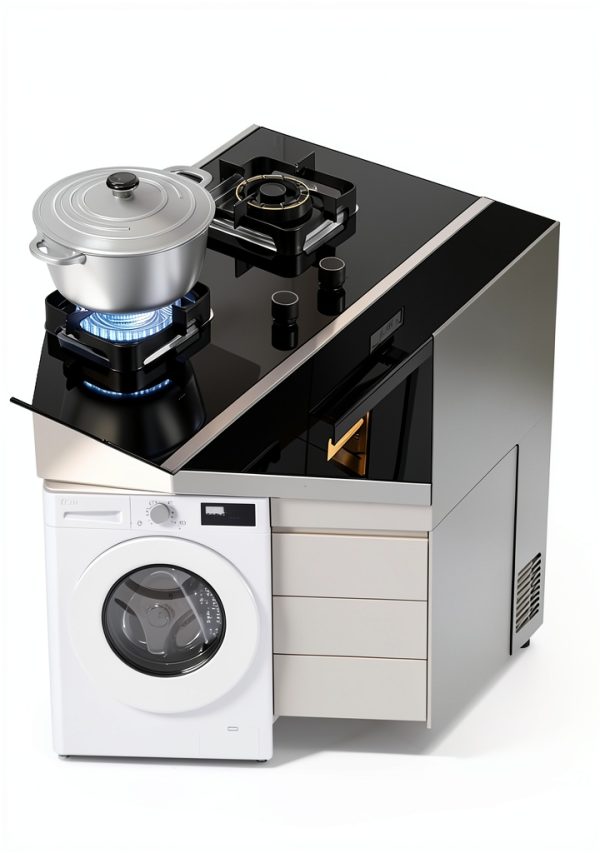 Xaogogo Stainless Steel Stove Gap Cover Adjustable Black 13.8‑27in-7