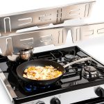 CXDirect Stove Gap Cover Silver Stove Gap Filler-0