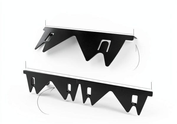 Xaogogo Stainless Steel Stove Gap Cover Adjustable Black 13.8‑27in-2