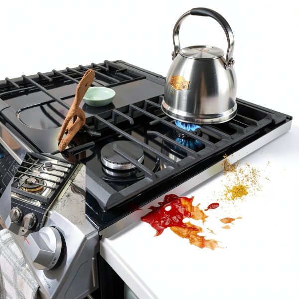 CXDirect Stove Gap Cover Silver Stove Gap Filler-6