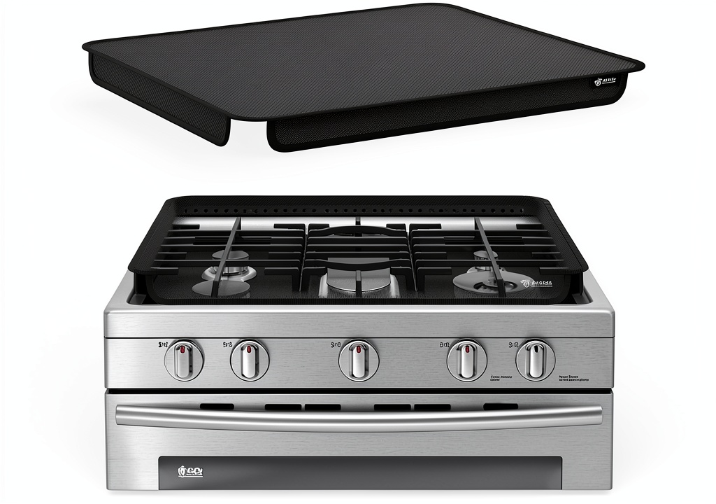 FLASLD Gas Burner Cover on a gas stove