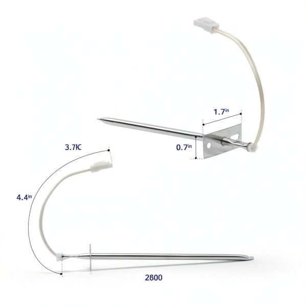 BlueStars Range Oven Sensor Probe WPW10181986 Premium Replacement-1