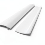 Stove Gap Cover HELESIN Silicone 25in White Heat Resistant Guard-0