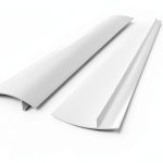 Stove Gap Cover HELESIN Silicone Counter Cover 25in Semi clear-0