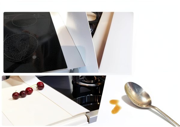 Stove Gap Cover HELESIN Silicone Counter Cover 25in Semi clear-3
