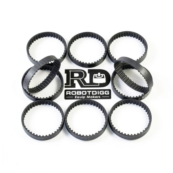 RobotDigg 147-3M-6 Endless HTD3M Belt 147mm Length 49 Teeth 3M Synchronous Belt 3mm Pitch 6mm Width HTD3M Closed Loop Timing Belt Pack of 10pcs-2