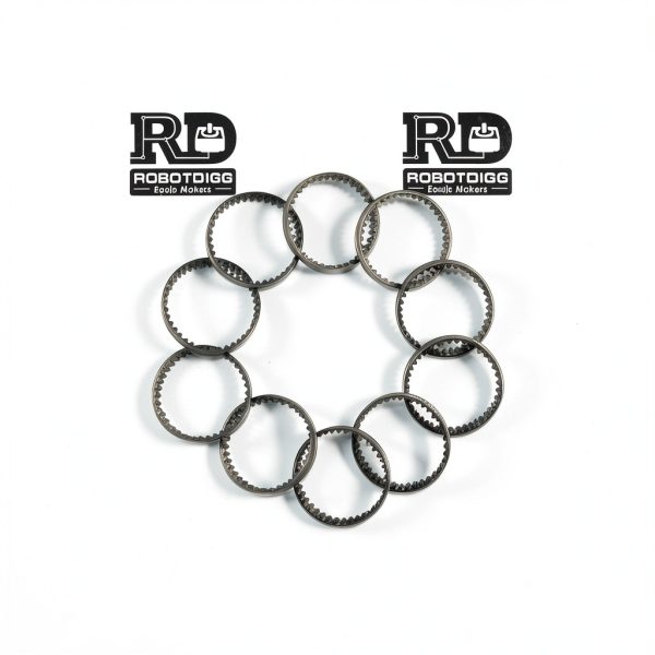 RobotDigg 147-3M-6 Endless HTD3M Belt 147mm Length 49 Teeth 3M Synchronous Belt 3mm Pitch 6mm Width HTD3M Closed Loop Timing Belt Pack of 10pcs-4
