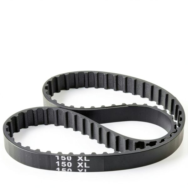 Timing Belt Qjaiune 150XL037 75 Tooth 10mm Black Neoprene Gear Belt-4