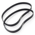 Timing Belt Qjaiune 150XL037 75 Tooth 10mm Black Neoprene Gear Belt-0